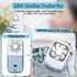 Foldable Mini Portable Fan, 5 in 1 Design, 3000mAh Rechargeable Battery, 4 Speed Adjustable Wind Speed, Suitable for Travel, Outdoor, Camping, Car...