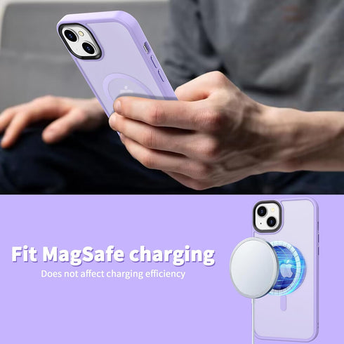 CACOE Magnetic Case for iPhone 13 & iPhone 14 6.1 inch-Compatible with MagSafe & Magnetic Car Phone Mount,Anti-Fingerprint TPU Thin Phone Cases Co...