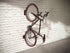 Monoprice On-Wall Rotating Vertical Bike Rack with Wall Mounted Rear Tire Stop Tray, 66 lbs Capacity, Bike Storage, Bike Hangers, for Road, Hybrid...