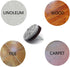 Nail on Felt Pads Furnigear Furniture Pads Nail- Floor Protectors for Furniture Legs 24Pack Chair Felt Pads for Hardwood Floors(1-1/2",Gray)...