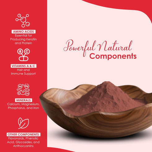 Mi Nature 100% Pure Hibiscus (Gudhal) Powder 227g (8oz) | 100% Natural (Sabdariffa) Powder for Hair Care, Face Pack, Tea & DIY Herbal Remedies...