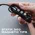 Statik USB-C Magnetic Connector for Magnetic Charging Cable - 3-Pack USB-C Magnetic Adapter for Cable Charger - Easily Snaps Into Place, Compatibl...