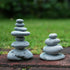 OwMell Balanced Stones Cairn Statue Garden Decor, Stacked Zen Rock Stone Decor, Small Fish Tank Decoration, Micro Landscape Decor 3.7"...