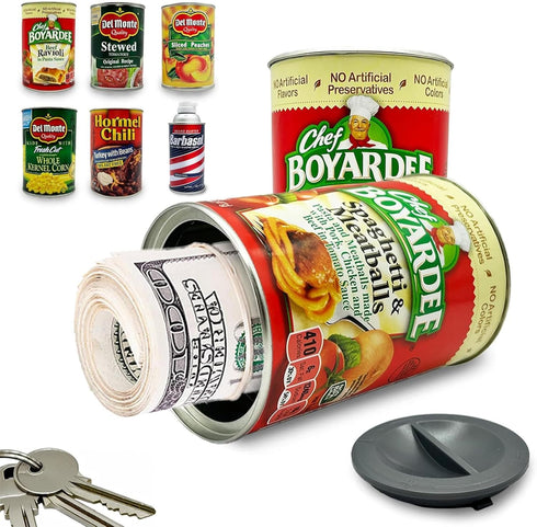 Fake Soup Can Diversion Safe - Keep Your Valuables Safe - Storage Home Security - Spaghetti and Meatballs...