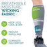 Run Forever Calf Compression Sleeves for Men and Women - Leg Compression Sleeve - Footless Compression Socks for Runners, Shin Splints, Varicose V...