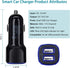 Car Charger Android for Samsung Galaxy J7 Crown/Prime/Pro/Sky Pro/Refine/Neo/Luna/Eclipse,J7 V 2nd/Perx/Star,J6 Plus J5 J4 J3 S7 Edge S6 S5 S4 S3 ...