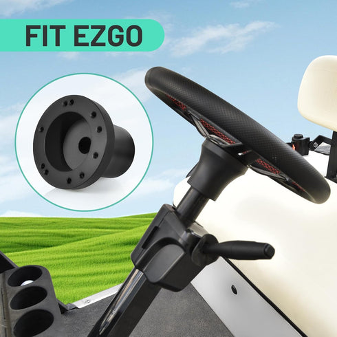 Golf Cart Steering Wheel Adapter For EZGO TXT & RXV Golf Cart Golf Cart Accessories...