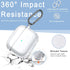 12in1 Clear Case for AirPods 3 Case Cover Accessories Set Kit with Cleaning Pen 2021, Non-Yellowing Shock Absorption TPU Protective Case for AirPo...