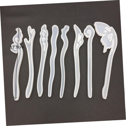 EXCEART 8pcs Bun Mold Resin Tools Resin Kit Epoxy Crystal Resin DIY Crafts Making Mold Crystal Pendants Resin Crafts Making Tool De Resina Hand Mo...