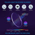 5 Pack Reading Glasses Blue Light Blocking for Men Women?Square Frame Computer Readers with Comfort Spring Hings,Anti Glare/Eyestrain 3.0...