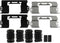 ACDelco Gold 18K2119X Front Disc Brake Caliper Hardware Kit with Clips, Seals, and Bushings...