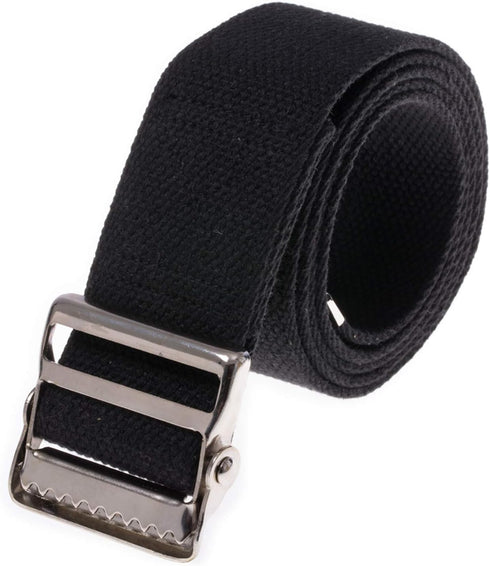 COW&COW Transfer and Gait Belt with Metal Buckle (Black, 60")...