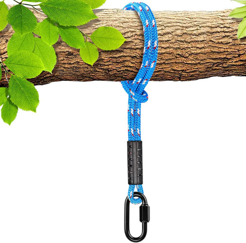 BeneLabel Tree Swing Rope Holds, Hammock Tree Swing Hanging Strap, for Outdoor Swings Hammock Playground Set Accessories, 5 ft, 1 Pack...
