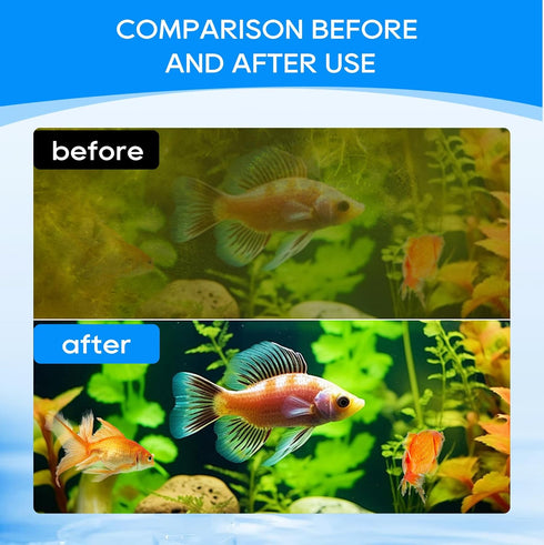 8 Pack Fish Tank Filter, Filter Cartridges Compatible with Tetra Whisper Bio-Bag Filters Medium Replacement Filter Cartridges for Whisper ReptoFil...