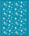 OLYCRAFT 4x5 Inch Clay Stencils Star Pattern Silk Screen for Polymer Clay Small Star Silk Screen Stencils Mesh Transfer Stencils Star Theme Mesh S...