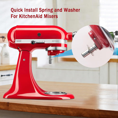 for Kitchen Aid Stand Tilt-head Mixer Spring and Washer, 4PCS Mixer Quick Install Parts for Kitchen Aid Mixer Accessories Stainless Steel...