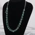 Green Stone Hip Hop Simulated Jade Choker Double Layered Bead Necklace for Men Women...