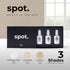 Touch Up-Paint, Matte Finish, for Cabinets, Walls, Windows, Doors, and Furniture, 3 Color Kit Matches 90% of Surfaces, Beige + White 3 Pack...