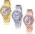 CdyBox 3Pack Ladies Steel Band Watch Butterfly Rhinestone Wrist Watch Quartz Watches Wholesale...