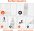 5 STARS UNITED Bed Sheet Straps Set | Easy to Use Adjustable Elastic Fasteners with Metal Clips | Sheet Holders for Corners | Fitted Sheet Clips t...