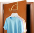 Hotop 2 Pcs Over The Door Hooks Over Door Hanger Sturdy Valet Hooks Mounted Hanging Storage Organizer Rack for Clothes Coats Towels Hats Scarves P...