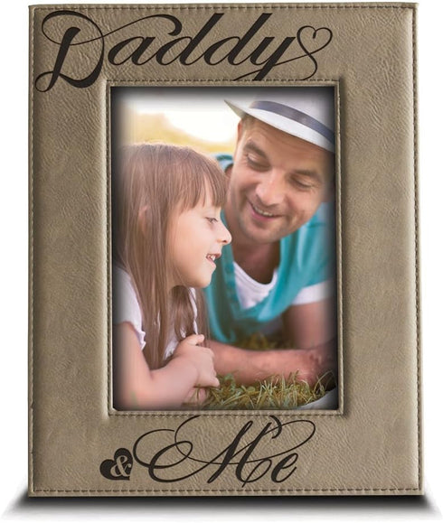 BELLA BUSTA - Daddy and Me Theme-Fathers day, Dad Keepsake from kids-Engraved Picture Frame (5 x 7 Vertical(Daddy))...
