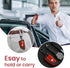 for BMW Keychain with Leather Keychain, Advanced Blade Shape Soft TPU Surface Grain Car Key Case for New BMW Smart Key (Red B)...
