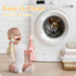 Newborn Baby Loveys Security Blanket Muslin Soft & Breathable,Organic Cotton Bunny & Lion Lovies for Baby New Born Boy Girl Unisex Baby Unique Neu...