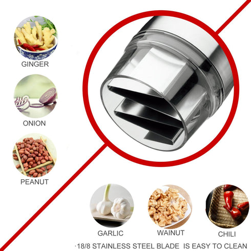 Best Utensils Premium Stainless Steel Chopper And Dicer Chop Veggies Herbs And Nuts With Ease Black...