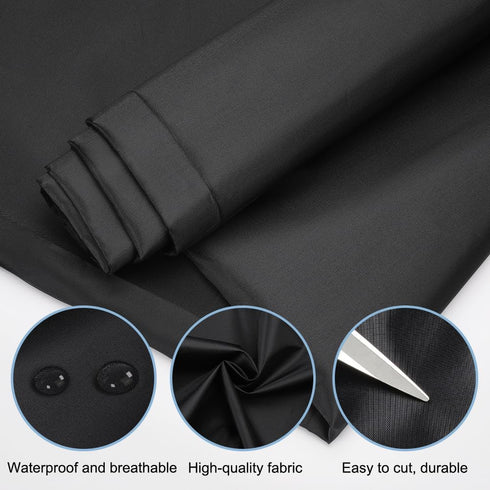 AHANDMAKER 2 Yard 210 Denier Canvas Fabric, 59" Wide Polyester Outdoor Waterproof UV Sun Protection Canvas Fabric, for DIY Project Outdoor Awning ...