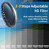 52MM Clip-on ND2-ND400 Phone Lens Filter, Ultra Slim Phone Camera Lens Filter Compatible with iphone 15 Pro Max 14 13 12 11, Smart Phones, Adjusta...