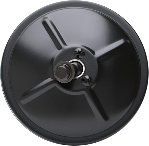 610131 5-Inch Black Steel Center-Mount Convex Mirror Head, Universal Driver or Passenger Side...