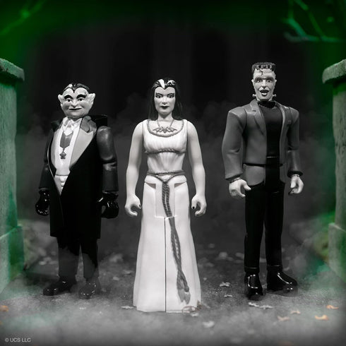 Super7 The Munsters Lily Munster (Grayscale) - 3.75" The Munsters Action Figure with Accessory Classic TV Collectibles and Retro Toys...