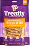 American Sourced Beefhide Mini Rolls 3-3.5" Dog Chew Treats - Chicken Flavor, 40 Count/1 Pack...