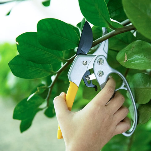 Ratchet Pruning Shears Heavy Duty,Ratchet Pruner Ratchet Clippers with Reinforced Design Handle Work 3 Times Easier for Arthritis Weak Hand...