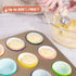 600pcs Paper Cupcake Liners: 1.25 Inches Mini Paper Muffin Liners, Thick & Sturdy, Oil Resistant - 8 Rainbow Colors Baking Paper Cups Cupcake Wrap...