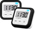 Timer, Kitchen Timers for Cooking Classroom Timer for Kids Teachers Magnetic Digital Timers 2 Pack, Black...