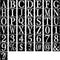 3 Inch Letter Stencils Symbol Numbers Craft Stencils for Painting on Wood, 43 Pcs Reusable Alphabet Templates Interlocking Stencil Kit for Wall Fa...