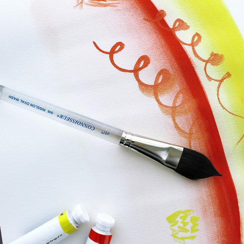 Connoisseur Brush Risslon W/C Oval Mop .75"...