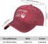 Women’s Garden Hair Don’t Care Hat, Adjustable Vintage Washed Baseball Cap for Mom Aunt...