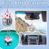 SuperKaKa Cow Print Car Mirror Hanging Accessories,Disco Ball Ornament,Cowboy Hat Charm for Rear View Mirror (Pink)...