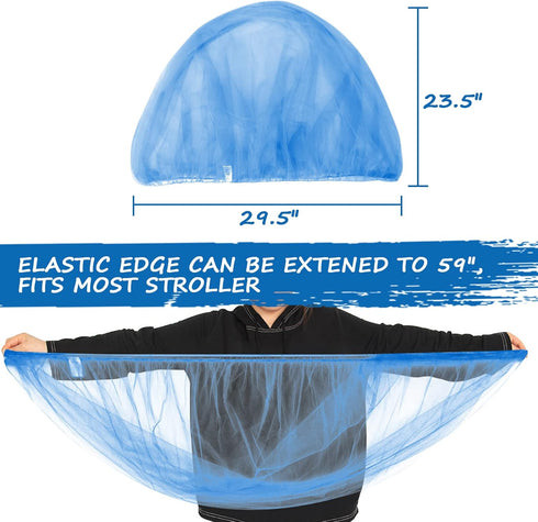 Mosquito Net for Stroller Baby Mosquito Net Perfect Bug Net for Strollers, Bassinets, Cradles, Playards, Pack N Plays and Portable Mini Crib, Baby...
