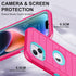 Annymall for iPhone 14 Case with 2 Screen Protector,Full Body Shockproof Drop Protection Dust Proof Heavy Duty 3-Layer Rugged Durable Military Gra...