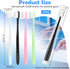 4Pcs Classic Style Extra Soft Toothbrush, Nano Toothbrush for Sensitive Gums Micro-Nano Manual Toothbrush with Soft Floss Bristle for Gum Care Pro...