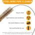 7pcs Brass Wire Tube Brushes Bottle Brush Set,11Inch Long Wire Brushes for Cleaning,Wire Pipe Cleaner Bore Brush Cleaning for Tubes,Bottle,Keyboar...