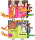 Baby Plush Cloth Book Toy ,Soft Crinkle Books for Babies, Non Toxic Fabric Touch and Feel Crinkle Cloth Books Early Educational Stimulation Toys f...