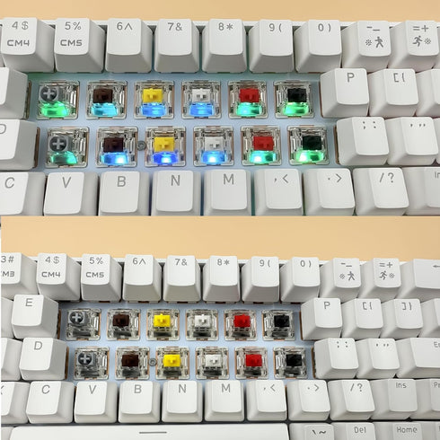 Gateron G Pro 3.0 Brown Switches for Mechanical Keyboard,5-Pin 55gf Tactile/Pre Lubed/Pin stronger/RGB Switches(36pcs,Brown,5-Pin)...