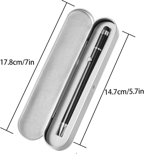 Ballpoint Pen with Stylus Tip,The Rubber Soft Touch Ballpoint Pen, 2 in 1 Stylus Stylish Pen, Metal Stylus Pen for Touch Screens,Smooth Writing Pe...