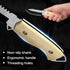 1PC outdoor multifunctional cutting knife, EDC convenient straight knife, fixed blade, multi-purpose camping and hiking survival knife...