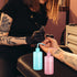 Tatoo Lash squeeze Bottle,Safety Rinse Bottle, Plastic Squeeze Medical Lab Washing Bottle (Pink &Blue, 500ml)...